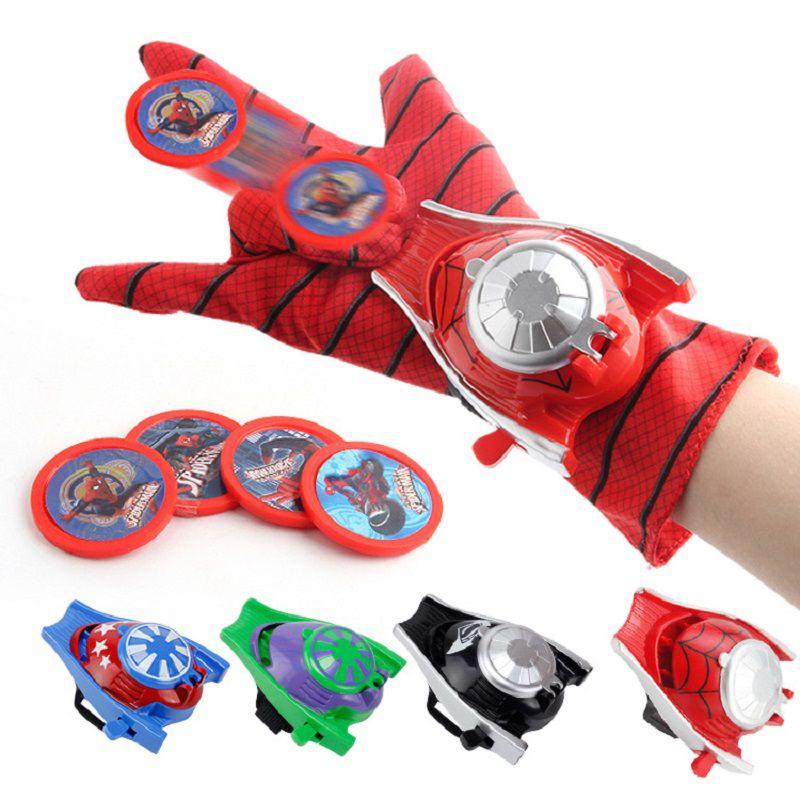 Premium Quality Children Superhero Launchers Gloves For Batman Spider-man Cosplay Fun
