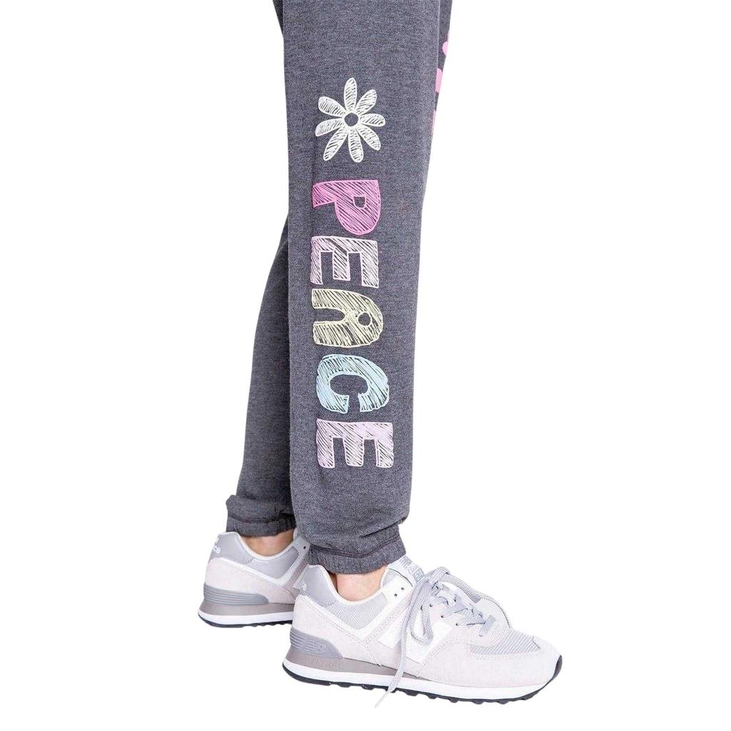 PJ Salvage Womens/Ladies Rainbow Heart Jogging Bottoms