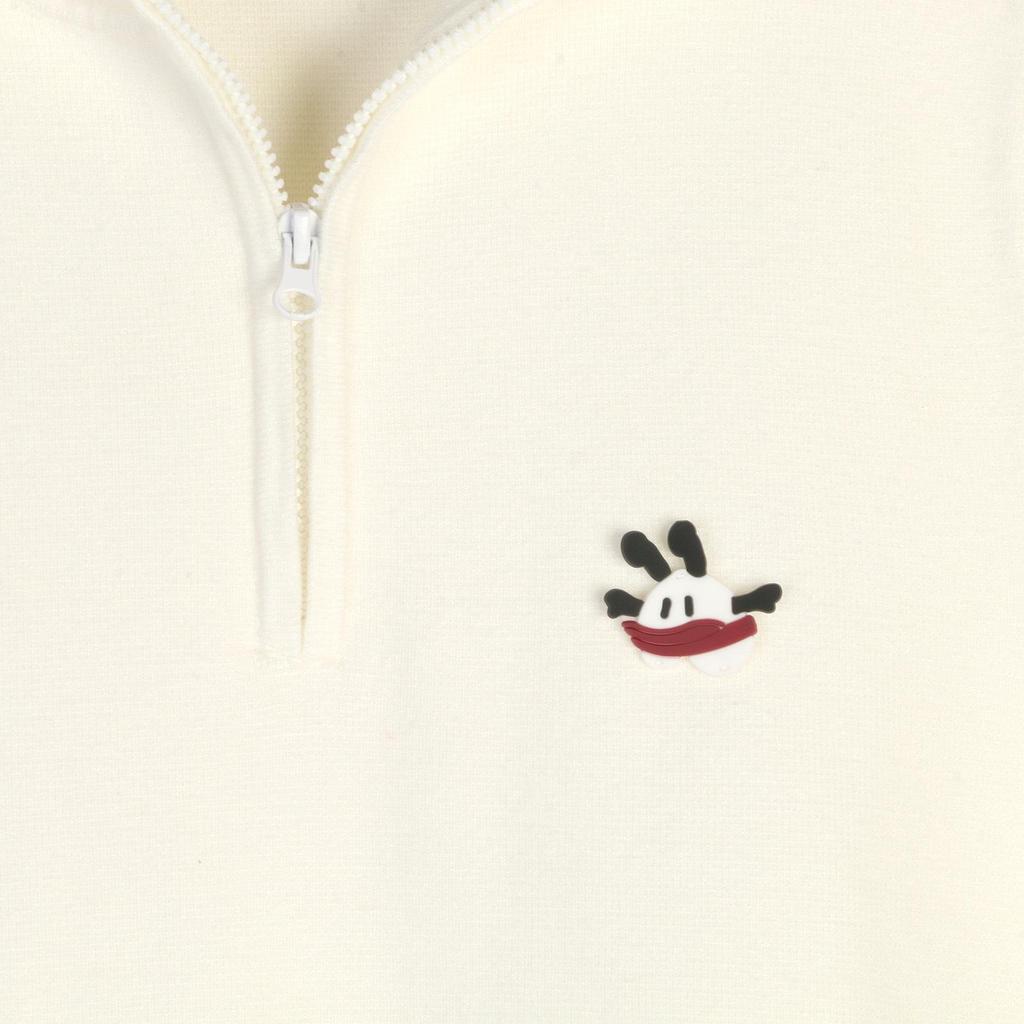 D's New Spring/Summer Cartoon Age-Defying Polo Collar Pleated Knitted Dress with Zipper