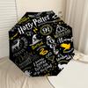 1 Stück Harry Potter Gleis 9 3/4 Regenschirm - 8 Speichen verstärkt, Automatisches Öffnen, Leicht & Langlebig, Niedliches Modeaccessoire für Draußen, D2664