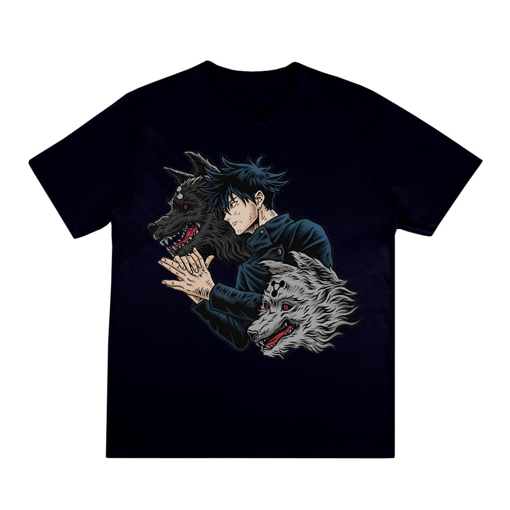 

Jujutsu Kaisen Anime Fushiguro Megumi Men Women Summer T-Shirt Harajuku Vintage Short Sleeve Loose Large Casual Comfort Y2k Top S