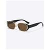 New Style Small Ice Cube Sunglasses Anti-UV Square Frame Optical Glasses Slimming Effect Y2K Vintage Aesthetic Sun Shades