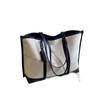 Denim-Tasche Damen 2025 neue kontrastfarbene Patchwork-Mode-Umhängetasche High-End-Pendler-Tragetasche