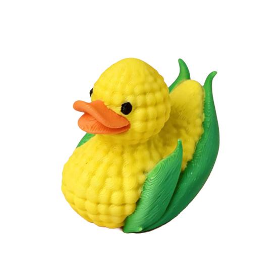 

Small Duck Figurine 3D Printed Statue for Home Cute Turtle/Panda/Dog/Banana Duck Office Desk Shelf Decor D