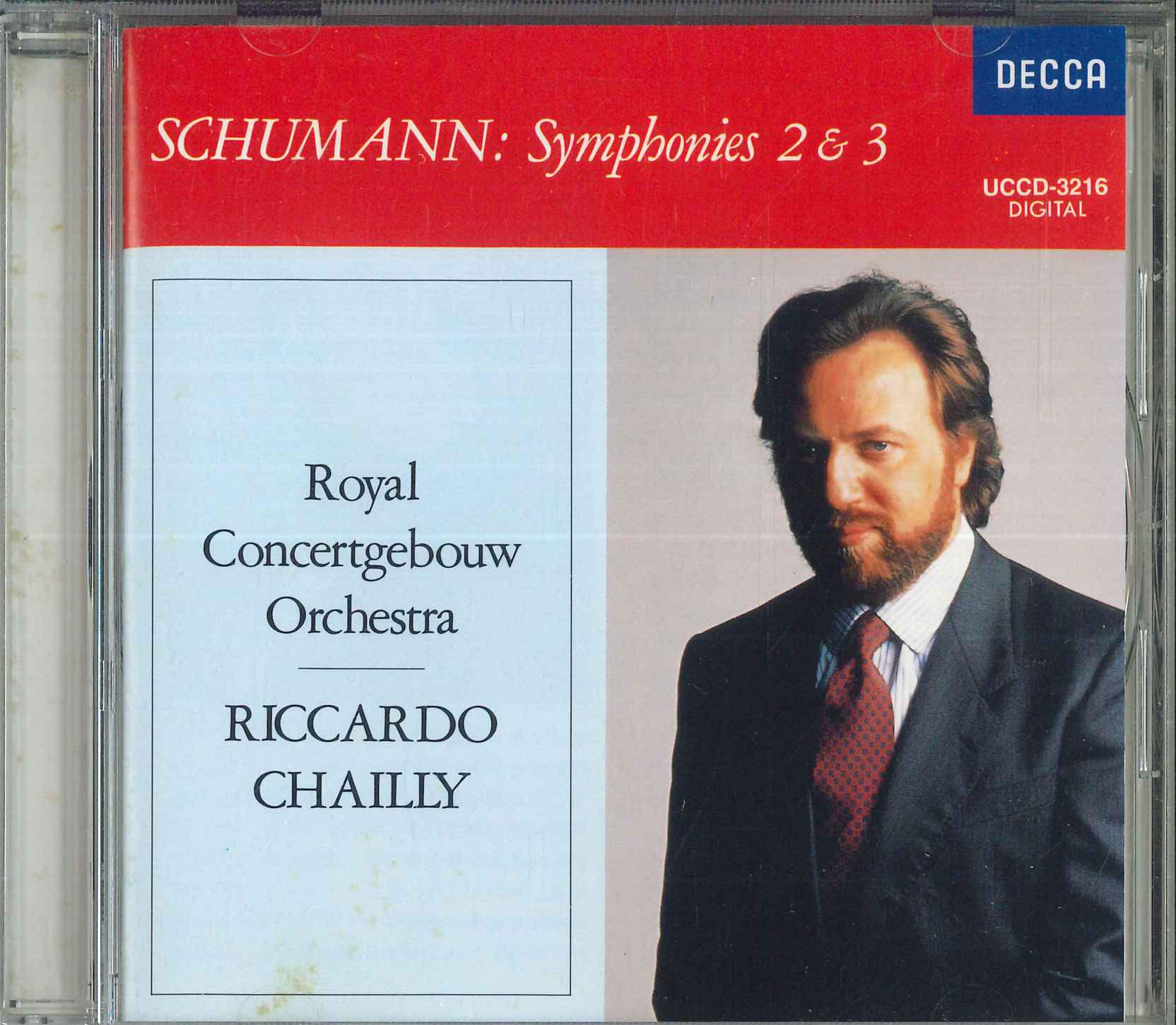 

CD RICCARDO CHAILLY ROYAL CONCERTGEBO Schumann Symphonies Nos 2 3 UCCD3216 DECCA 2003 Japan Classical Used