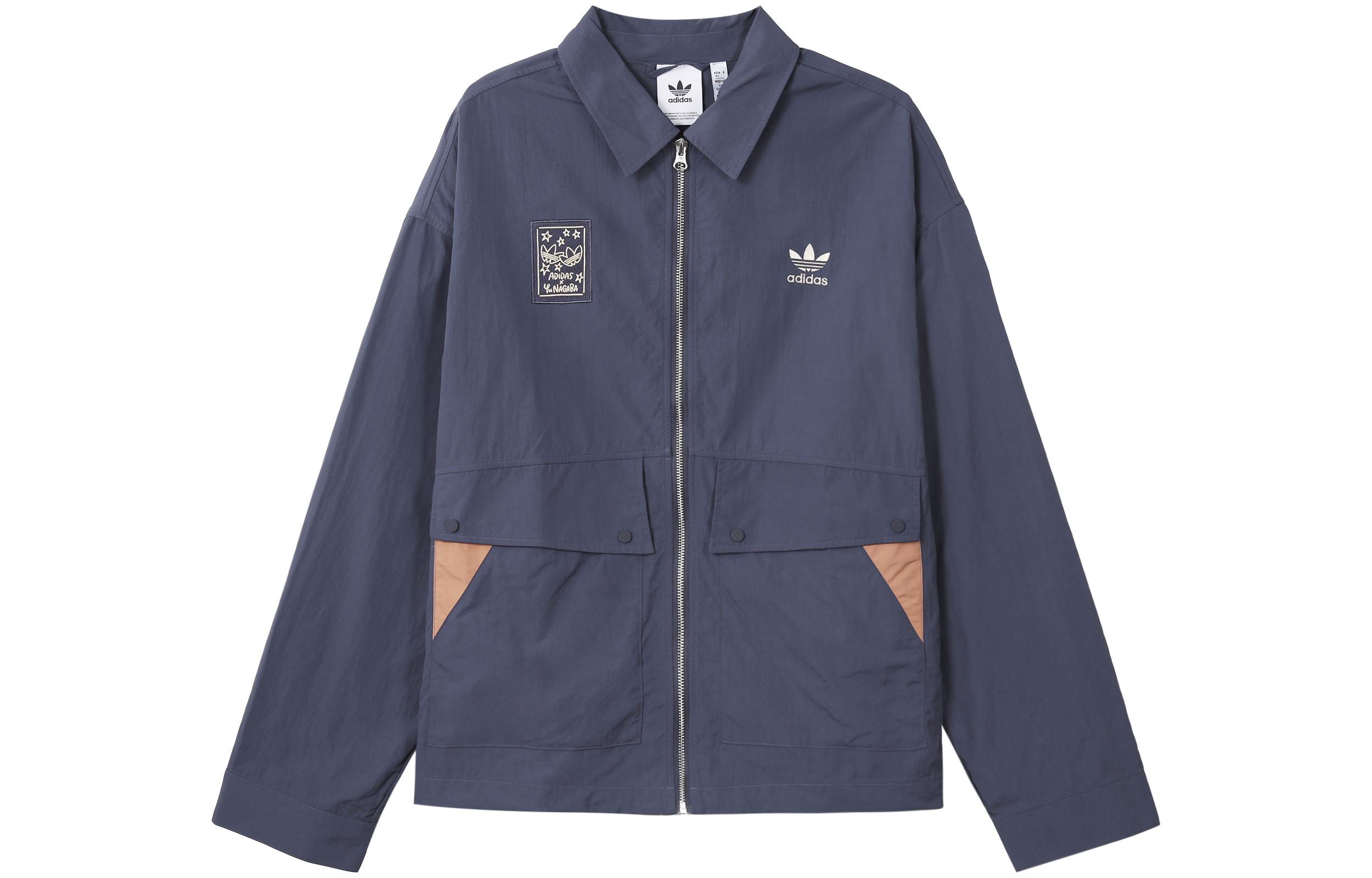Adidas Originals x ZHANGCHANGXIONG Jacket Men s Navy Blue IS0644 XL