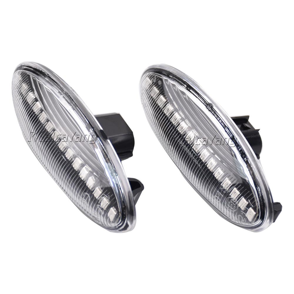 1 Pair LED Car Dynamic Side Marker Blinker Light For Toyota Yaris Mk2 COROLLA Auris Mk1 E15 RAV4 Mk3 Scroll Turn Signal LampTurn Signal 2