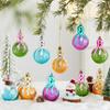 Colorful Christmas Tree Ornaments: Painted Octopus Ball Scene