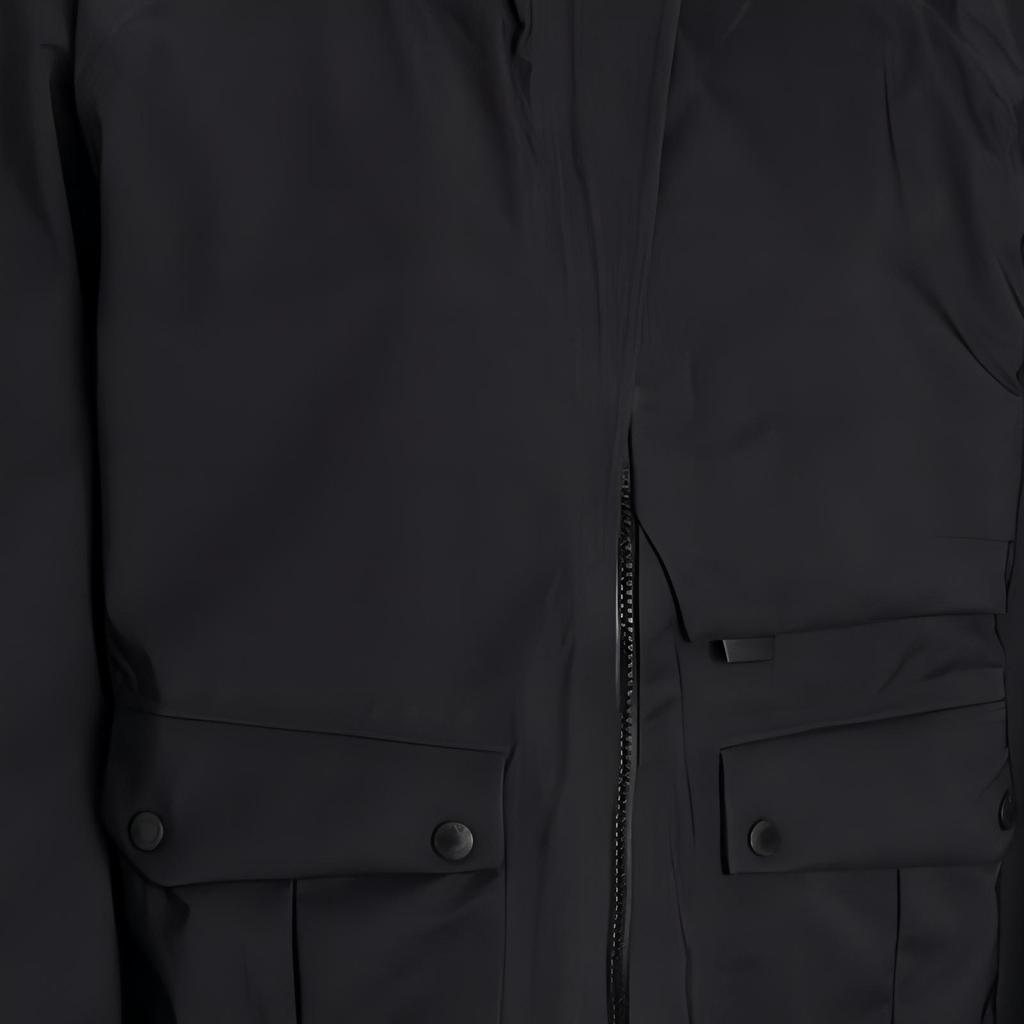Under Armour Solid Color Multi-Pocket Loose Fit Zip-Up Casual Jacket Women jackets Black 1388061-001
