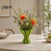 Vaso Stampa 3D Integrato Vasi Stampati, Elegante Vaso Pieghettato, Fioriera Minimalista Intrecciata Portafiori Decorativi Multiuso, Nordico