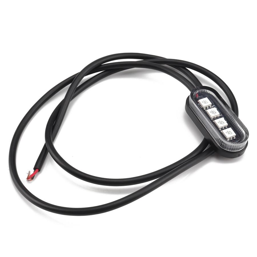 10Pcs Modified White LED Light Refit Kit Atmosphere Lamp For Motorcycle ATV 12V