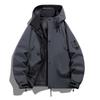 Men's Cross-Border American Style Workwear Windbreaker: Spring/Autumn Outdoor Casual Jacket, Three-Proof, Loose-Fit for Couples.