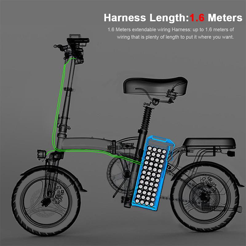 1.6M 2.2M Relay Harness Wiring Fog Lights Wire Switch Harness 12V 40A For Led Motorcycle Headlights Auxiliary Spot Light Cable