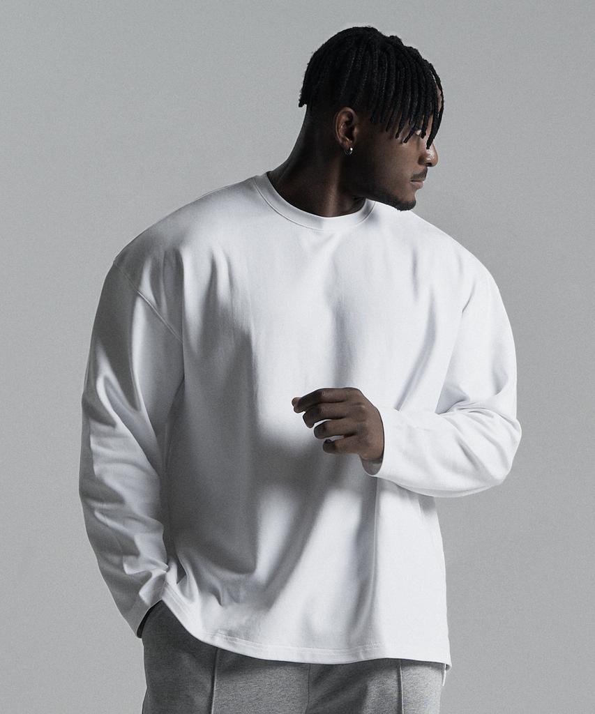 JELEVE [2Pack] Heavy Loose Fit Long Sleeve