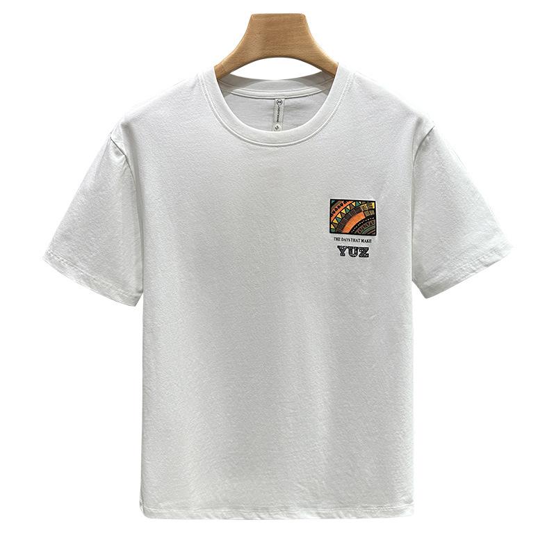 Men's T-shirt Summer Thin American Short-sleeved T-shirt Casual Round-neck Top