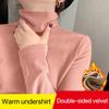 1pcs Women Autumn Winter Thickening Warm Long-sleeved T-shirt Pile Collar Thermal Underwear Fashion High Co… More