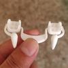 Scary Vampire Teeth Set - Classic Halloween PP Fangs Dentures for Cosplay, Costume Parties & Spooky Favors