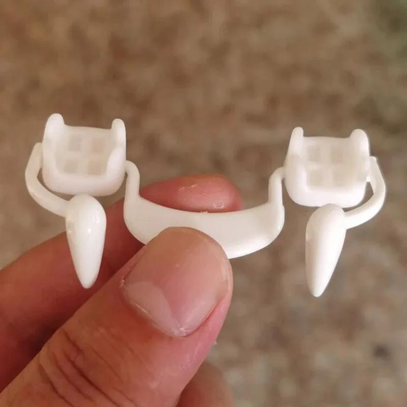 Scary Vampire Teeth Set - Classic Halloween PP Fangs Dentures for Cosplay, Costume Parties & Spooky Favors