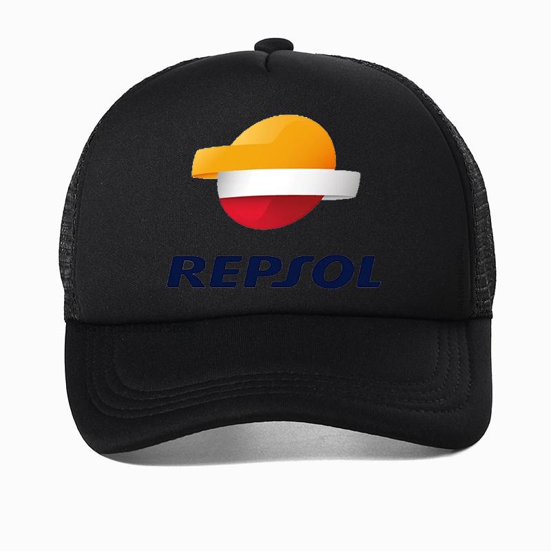 Berretto da baseball Repsol per sport all'aperto cappellino regolabile cappelli estivi in rete fresca traspiranti cappello da corsa
