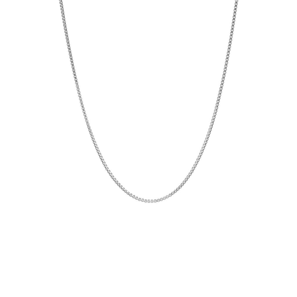 1/2/3MM Hip Hop Stainless Steel Box Chain Necklace for Women,Simple Basic Chain Necklaces,Fashion Accessories Gift