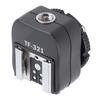 TF 321 Hot Shoe Adapter with PC Port Flash Hot Shoe Mount Adapter for EL Series Flash Supports Cente