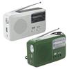 Multi-purpose Solar Hand Crank Radio with SOS Alarm Portable AM/FM Radio with Flashlight for Outdoor Emergency