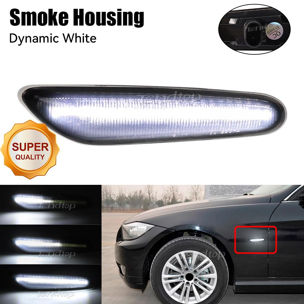 Sequential LED Flashing Dynamic Turn Signal Side Marker Light For BMW E60 E61 E87 E90 E91 E92 E93 E81 E82 E88 E46 X3 E83 X1 E84