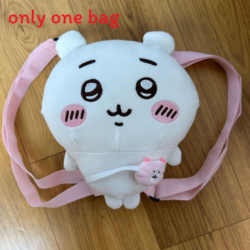 Chiikawa Usagi Plush Mini Backpack With Zipper Closure For Daily Casual Use