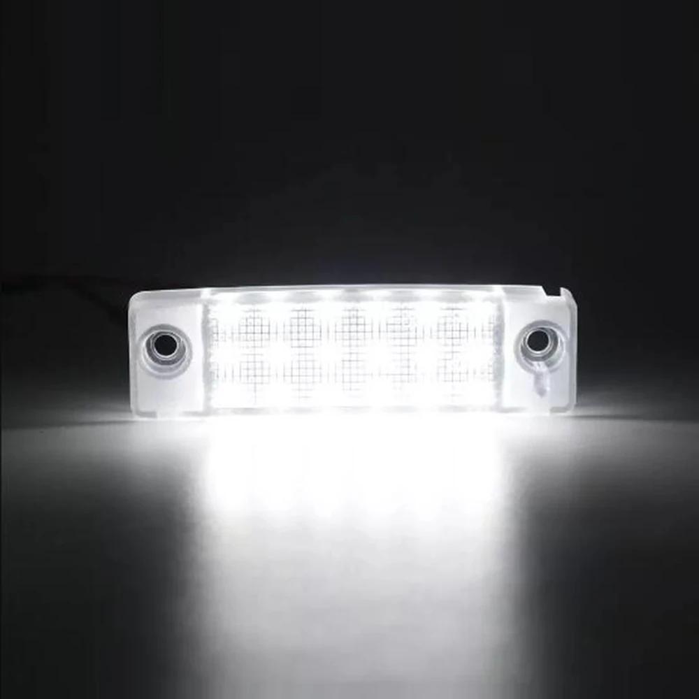 2 buc 12 V LED Lampă pentru plăcuța de înmatriculare pentru Toyota 4Runner Previa Land Cruiser Prado pentru Toyota Sequoia Corolla Lumină albă pentru plăcuța de înmatriculare