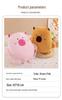 Capybara Plush Hand Warmer Pillow - Cute Winter Doll for Students