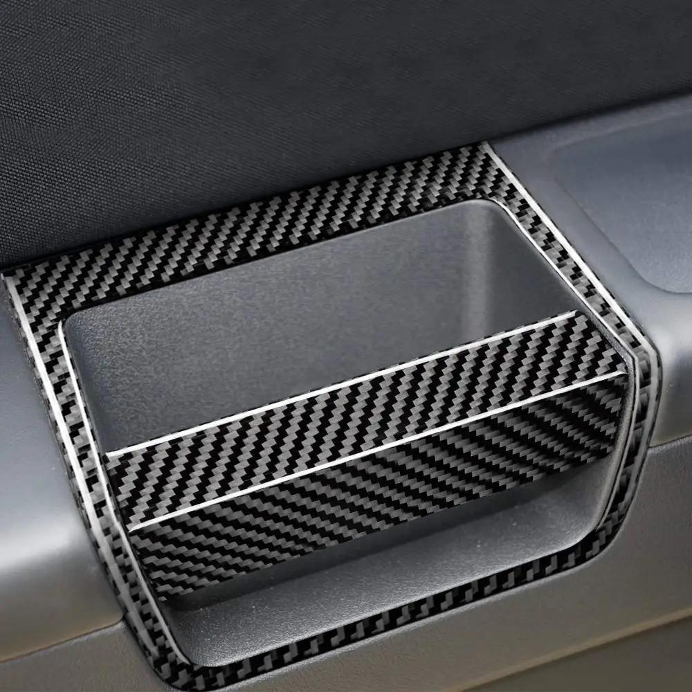 Carbon Fiber Door Handle Trim Sticker for Dodge Challenger 2008-2014 Interior Accessories