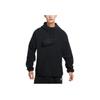 Nike Swoosh Logo Patchwork Fleece Hoodie Men Hoodie Black DQ4893-010