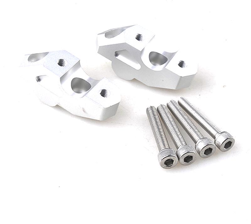 Handlebar Riser & Rearward Extension for BMW F750GS: Steering Head Height Enhancer