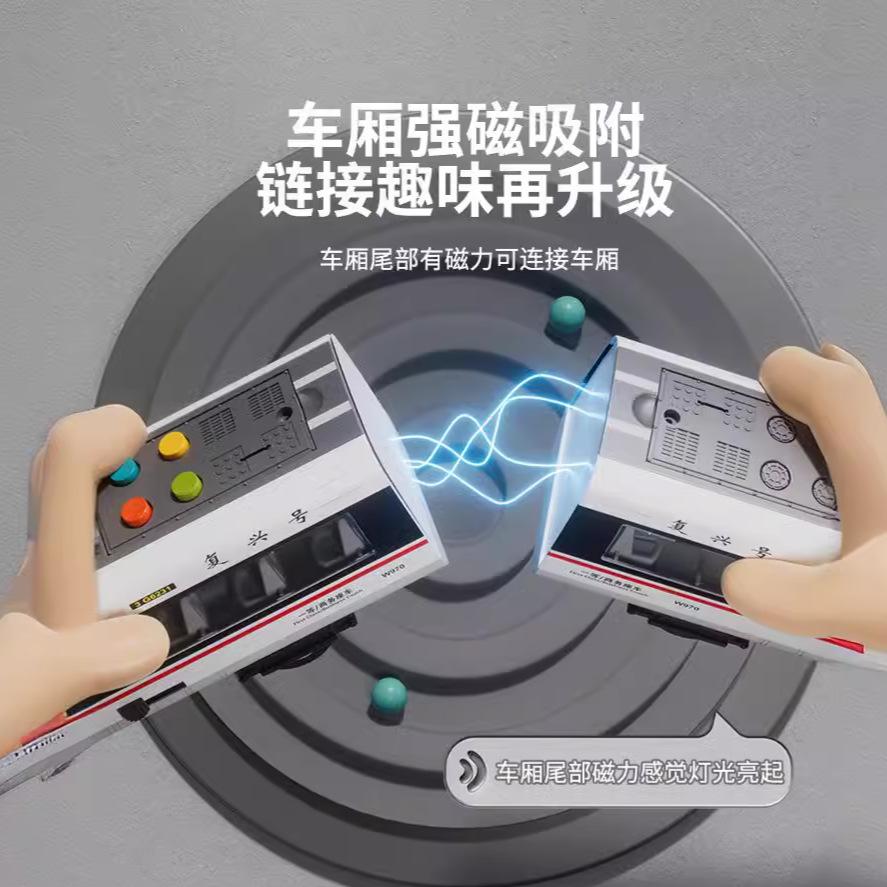 Simulation EMU-Modell Hochgeschwindigkeitszug Spielzeug Kleinzug Harmony Number Fuxing Legierung U-Bahn Zug Auto Junge 3 Jahre alt