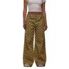 Polka Dot Loose Fit Mid-Rise Straight Leg Denim Jeans Women Comfortable Casual Style