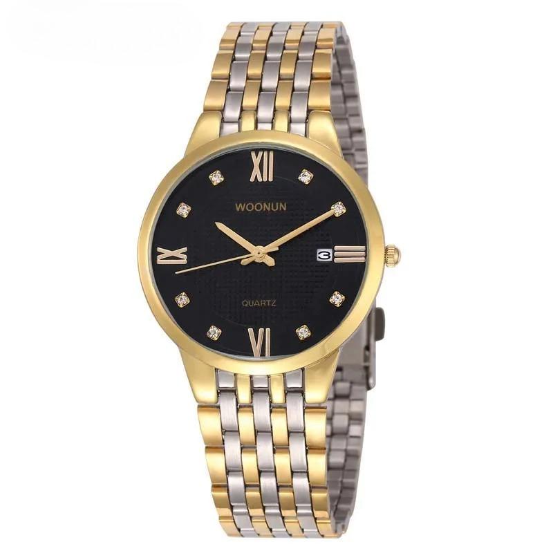 Famous Brand Watches Men Male Waterproof Shockproof Date Clock Silver Steel Quartz Watch Thin Men Watches Classic Hodinky