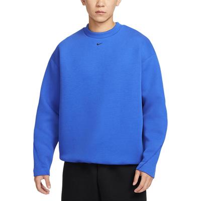 Loose Fit Round Neck Comfortable Long Sleeve Sweatshirt Men Sweatshirt Royal-Blue Black HJ2939-480