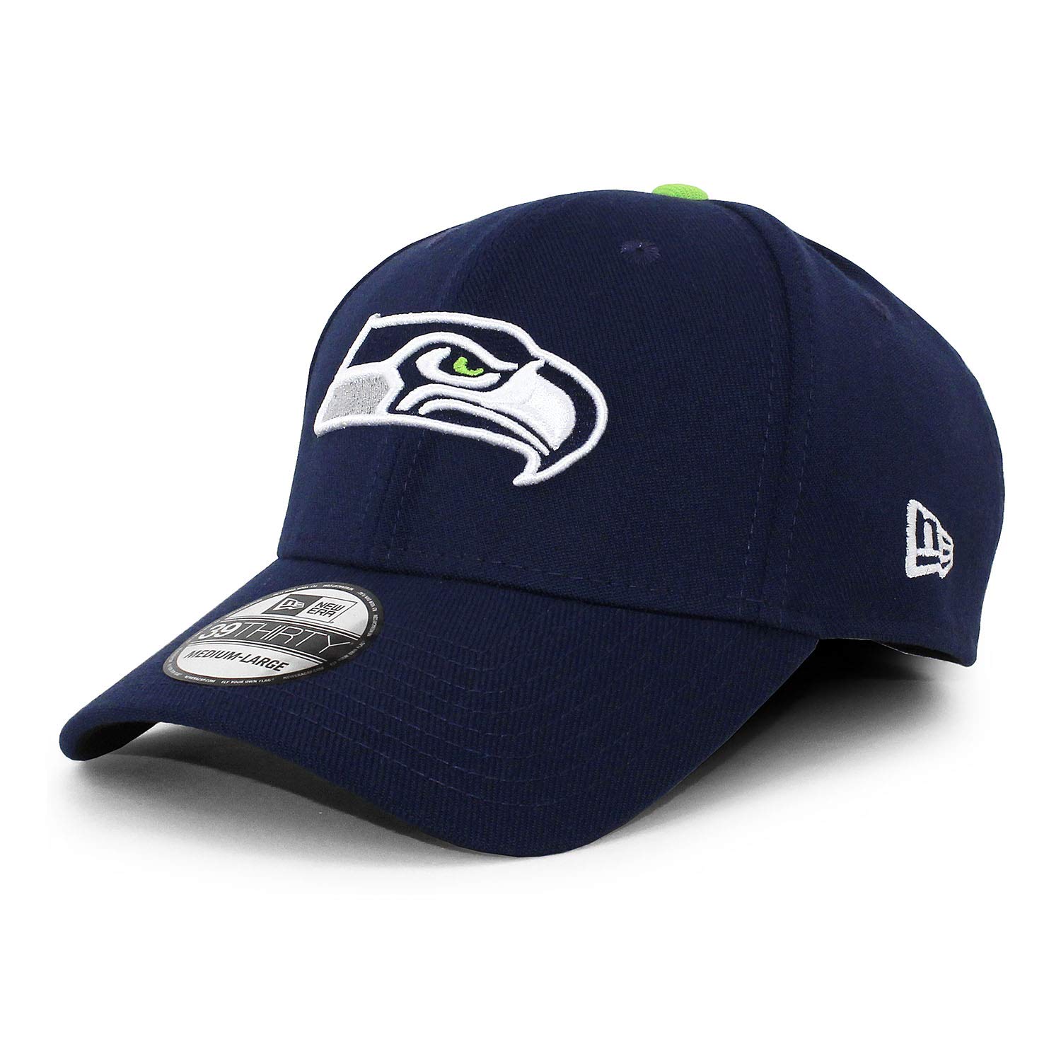 

New Era Seattle Seahawks 39THIRTY NFL TEAM CLASSIC FLEX FIT Эластичный размер 3930 дюймов КЕПКА, Посадка, (S/M, Прибл.. 21.6-22.2 (55.8-57.7 см)) [Использовал]