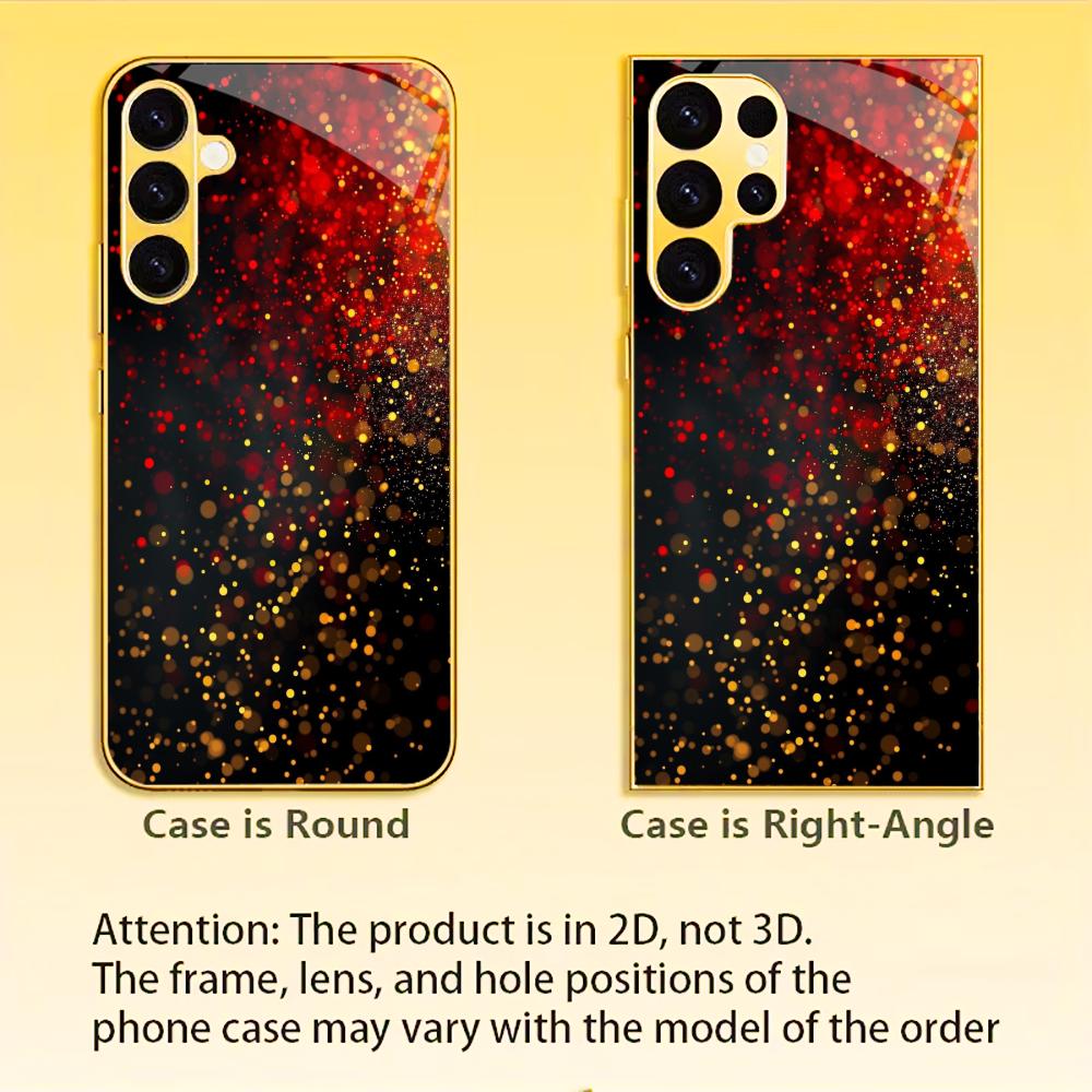 Modèle Bestseller à la mode Étui de téléphone luxueux Étui de téléphone en verre galvanisé pour Samsung Galaxy S26 S25 S24 S23 S22 FE, Ultra, Plus