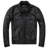Chinese Size Casual Leather Jacket Men Real Cow Leather Retro Vintage Leather Jackets Mens Jackets
