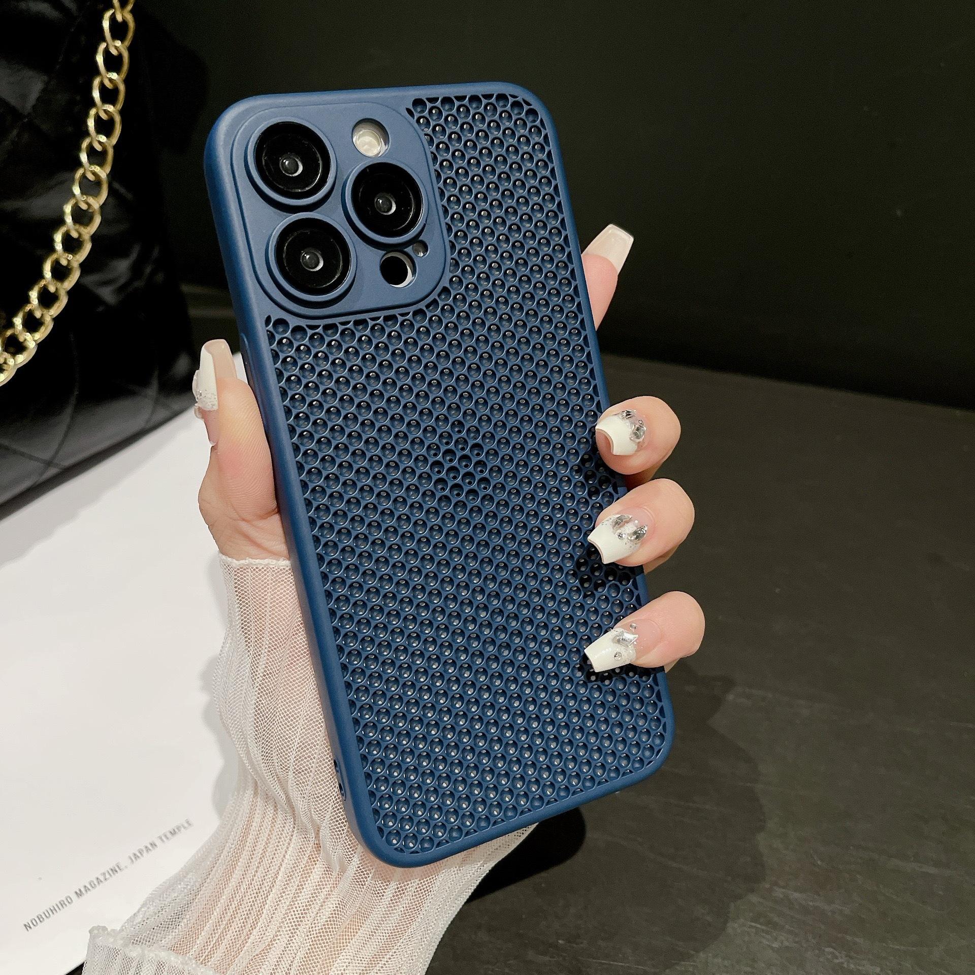 

Apple 15 Летний Дышащий Сетчатый Чехол Ip14pro Пленка для Объектива Противоударный Защитный Чехол из ПК Apple 15Plus