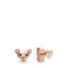 925 Sterling Silver Earring 7 Style Earrings With Rose Gold Bee Butterfly Lion Crystal Earrings For Women Fashion Jewelry