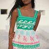 A New Summer Women's Dress with Sexy Bow Ties and Strappy Bandages