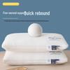 Class A Knit Cotton Pillow - Non-Collapsing Core, Deep Sleep, Neck Support; Ideal for Home, Hotel, Dormitory.
