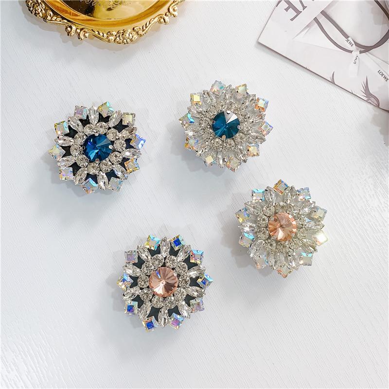 Luxury Diamond-Encrusted Airbag Mobile Phone Holder, Retractable Lazy Rhinestone Anti-Drop Bracket, Desktop Universal Hot