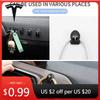 Adesivo per Auto 4pz Ganci Adesivi Mini Organizer Portaoggetti Appendioggetti per Tesla Model 3 2022 Y X S Cc3 Cybertruck 2021 Y Giocattolo