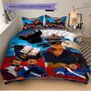Zorro Hero Print 3Pcs Bedding Set,Duvet Cover with 2 Bedro,Pillowcase Home Birthday Gift
