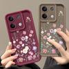 Color Flower Pattern Soft Matte Phone Case For Xiaomi 14T 13T Poco F6 X6 Pro Redmi Note 14 Pro 13 12 11 10 TPU Shockproof Lens Protection Bumper Cover