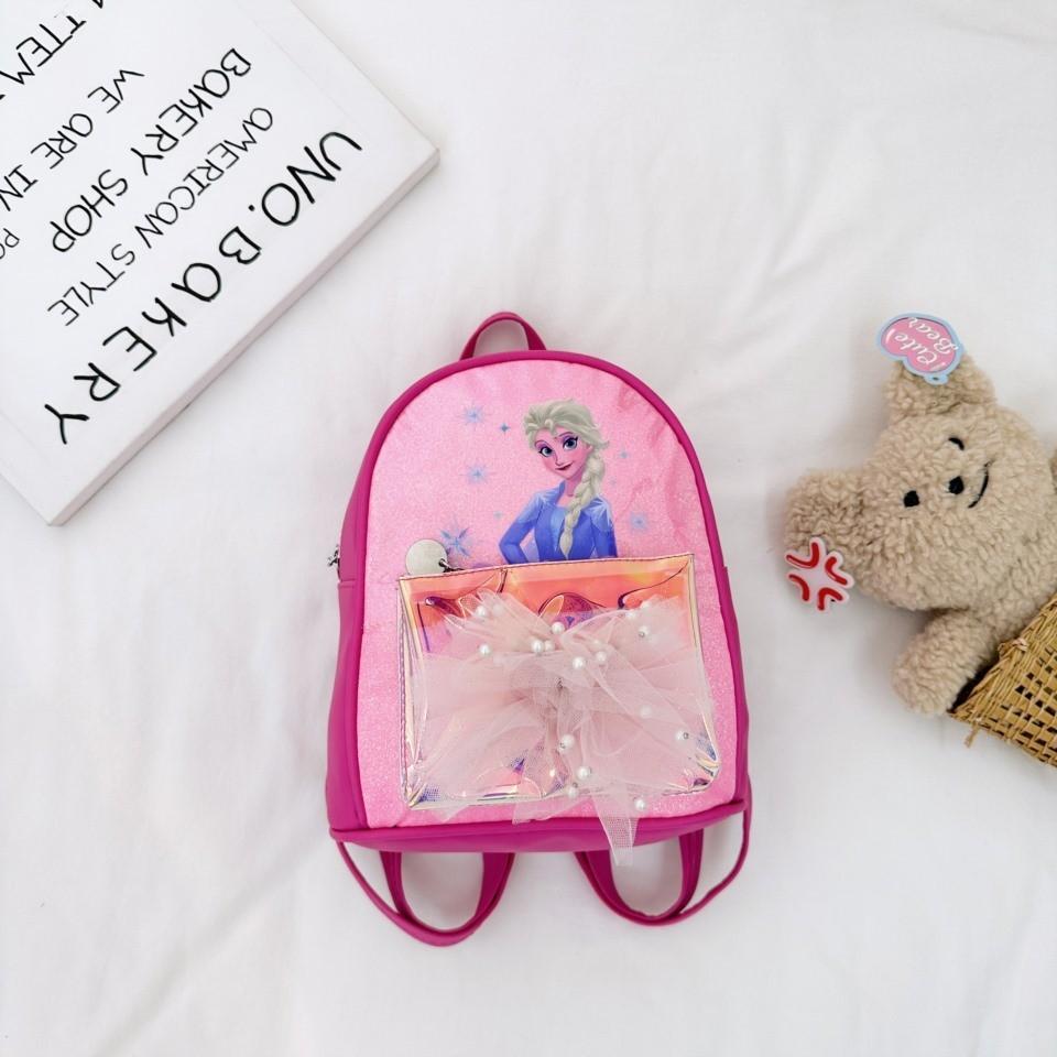 Adorable Princess Backpack For Kids Stylish Nylon School Bag Cute Fashionable Design