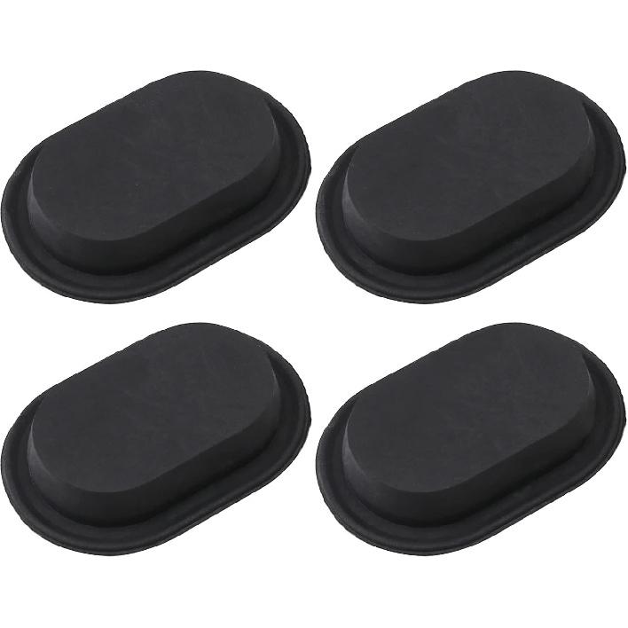 4 Pcs For Jeep Drain Plugs, Rear Floor Pan Body Plugs For 2014-2018 Jeep Wrangler JK & JL, Floor Rubber Replacement Plugs 4 Black Floor Pan Plugs